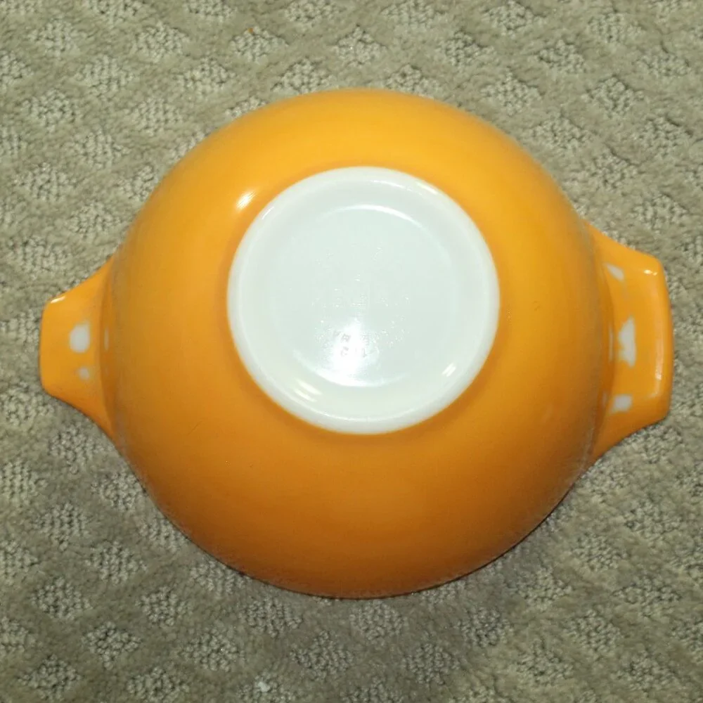 Set of 3 Vtg 1960's Pyrex Town & Country Cinderella Mixing Bowls 444, 443, 442